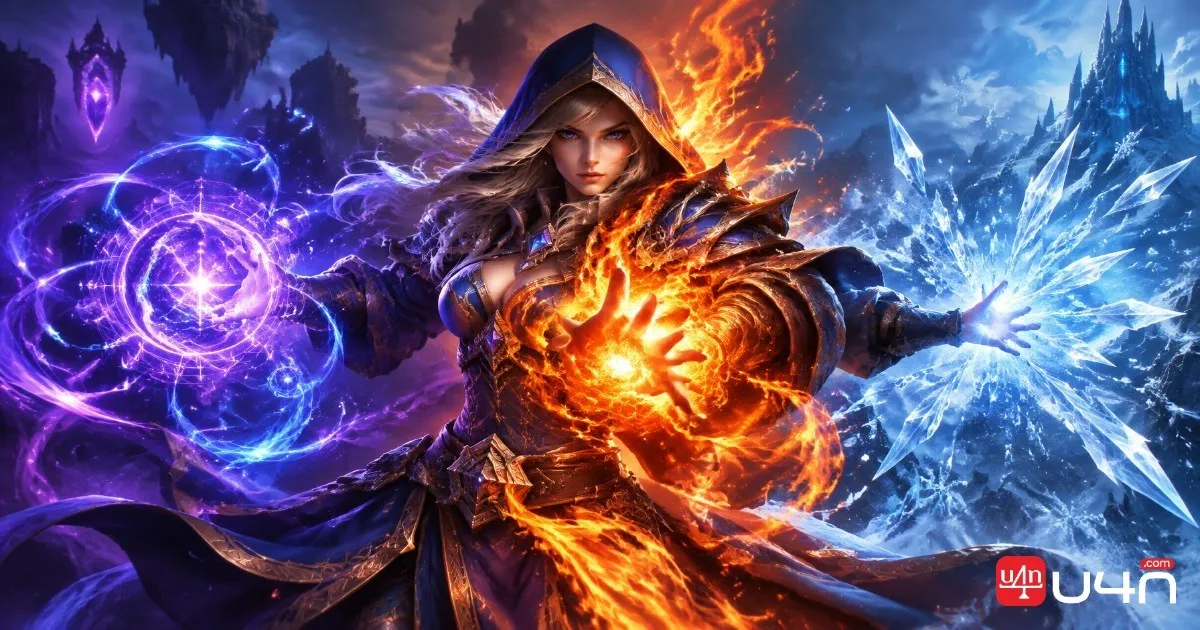 WoW Forever beta class changes featuring Paladin, Mage, Warrior, and Druid gameplay
