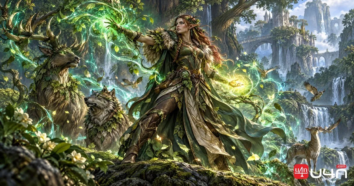 WoW Forever beta class changes featuring Paladin, Mage, Warrior, and Druid gameplay