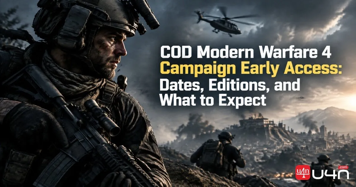 COD Modern Warfare 4 Campaign Early Access: Dates, Editions, and What to Expect