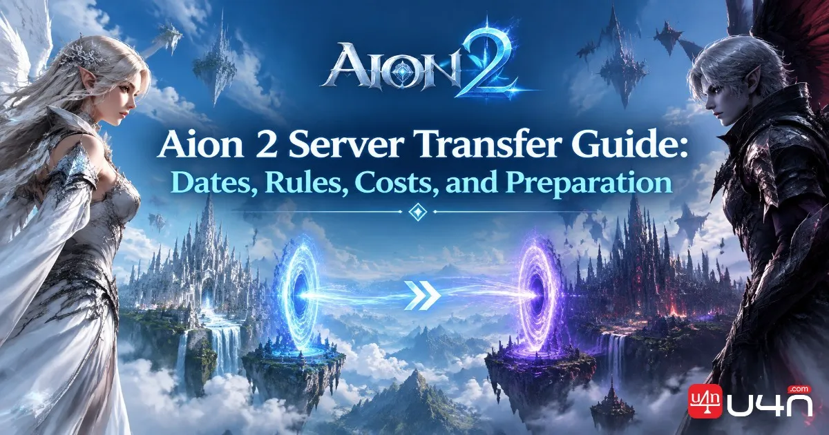 Serverwechsel in AION 2: Leitfaden zu Terminen, Voraussetzungen, Kosten und Vorbereitung