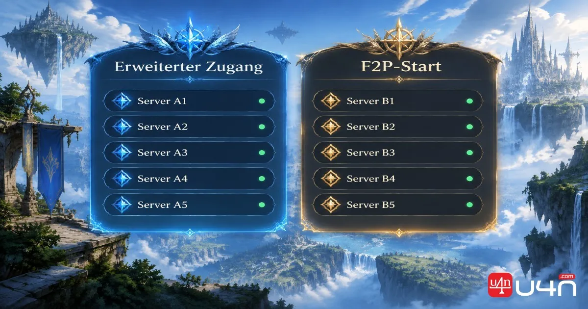 Transferzeitplan für Server des Vorabzugangs und Server zum Start des kostenlosen Spielbetriebs in AION 2