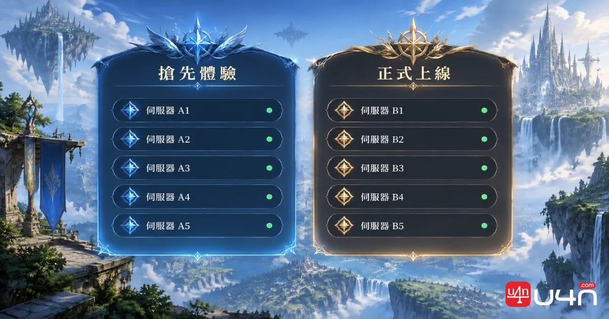 永恆紀元2搶先體驗與免費遊玩正式開放伺服器的轉移時程