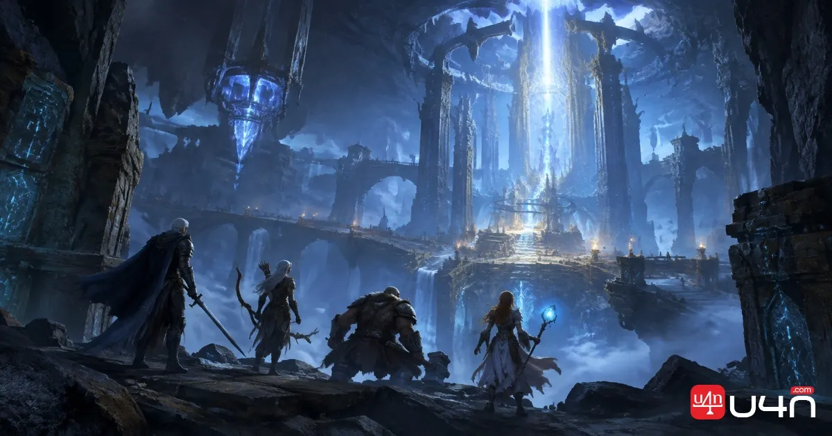 Fantasy MMORPG Arcana cards displayed beside a character equipment panel
