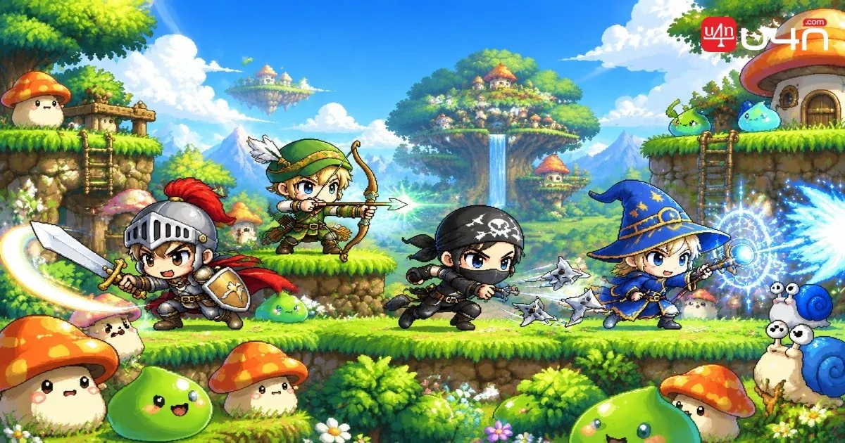MapleStory Classic World second job classes and character progression