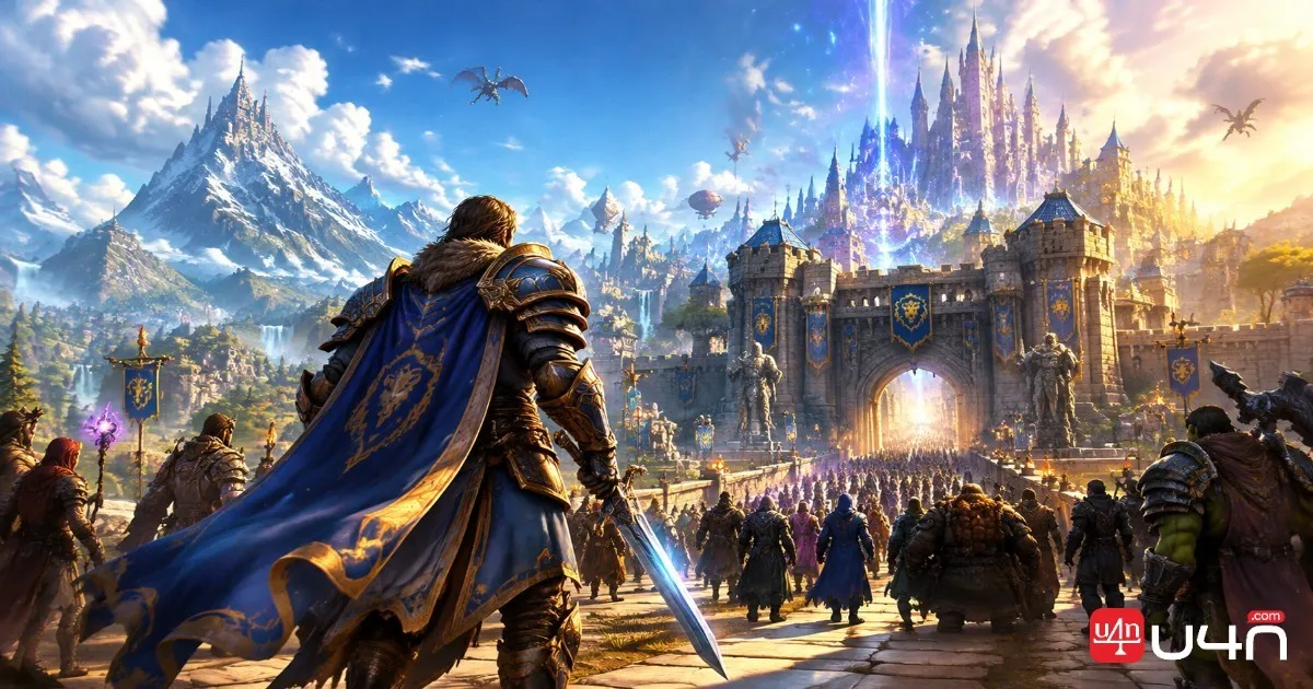 Resumen de la prueba de estrés de WoW Forever ambientada en un mundo de MMORPG de fantasía