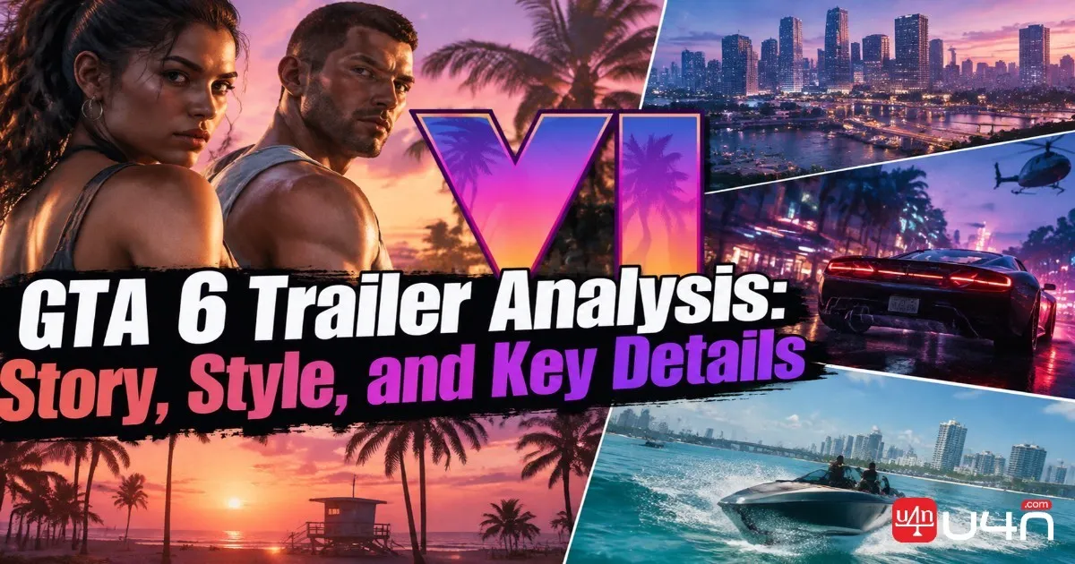 Analyse de la bande-annonce de GTA 6 : histoire, ambiance et détails clés