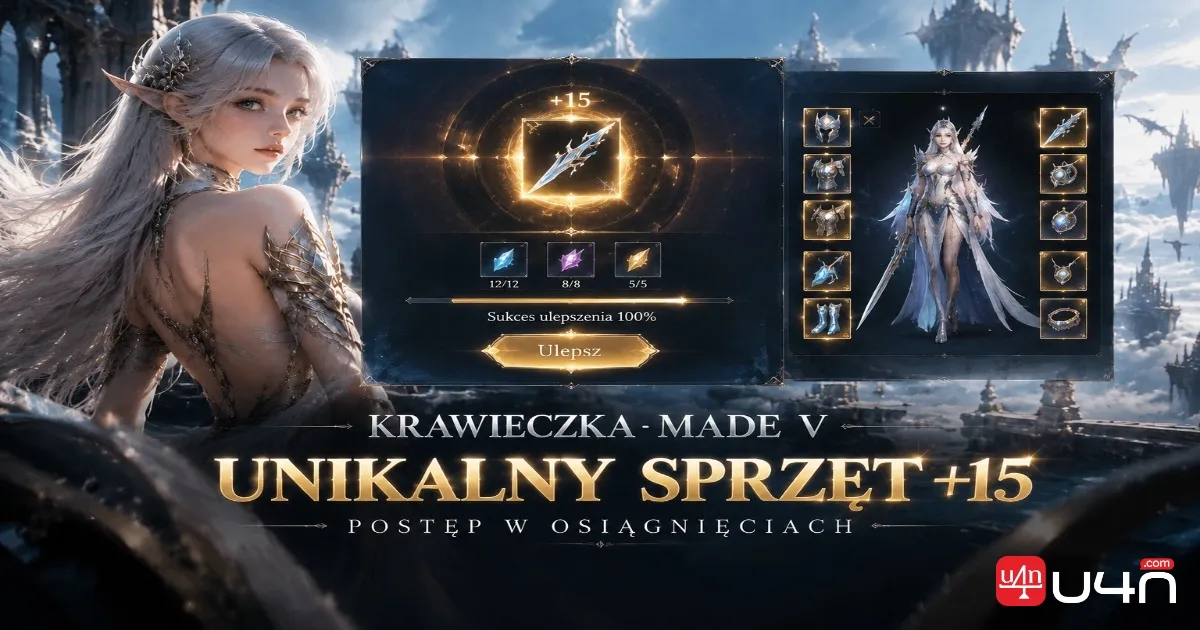 Aion 2 Unique equipment enhancement interface representing progression toward the Tailor-Made V achievement