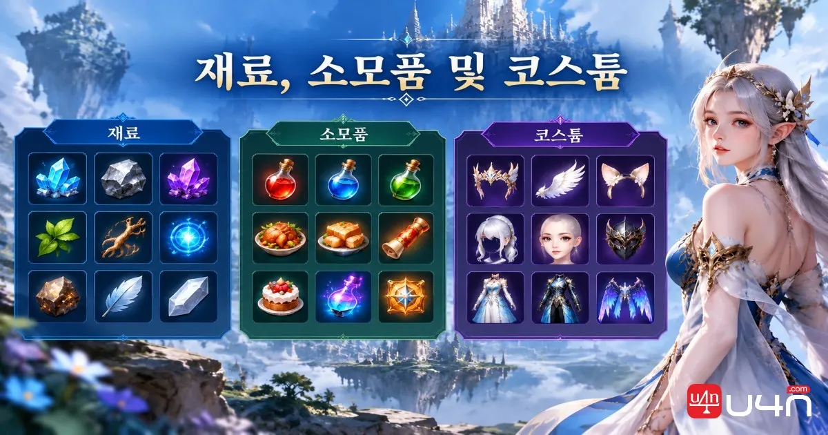 Aion 2 Twitch Drops reward overview showing progression materials, consumables, and cosmetic rewards