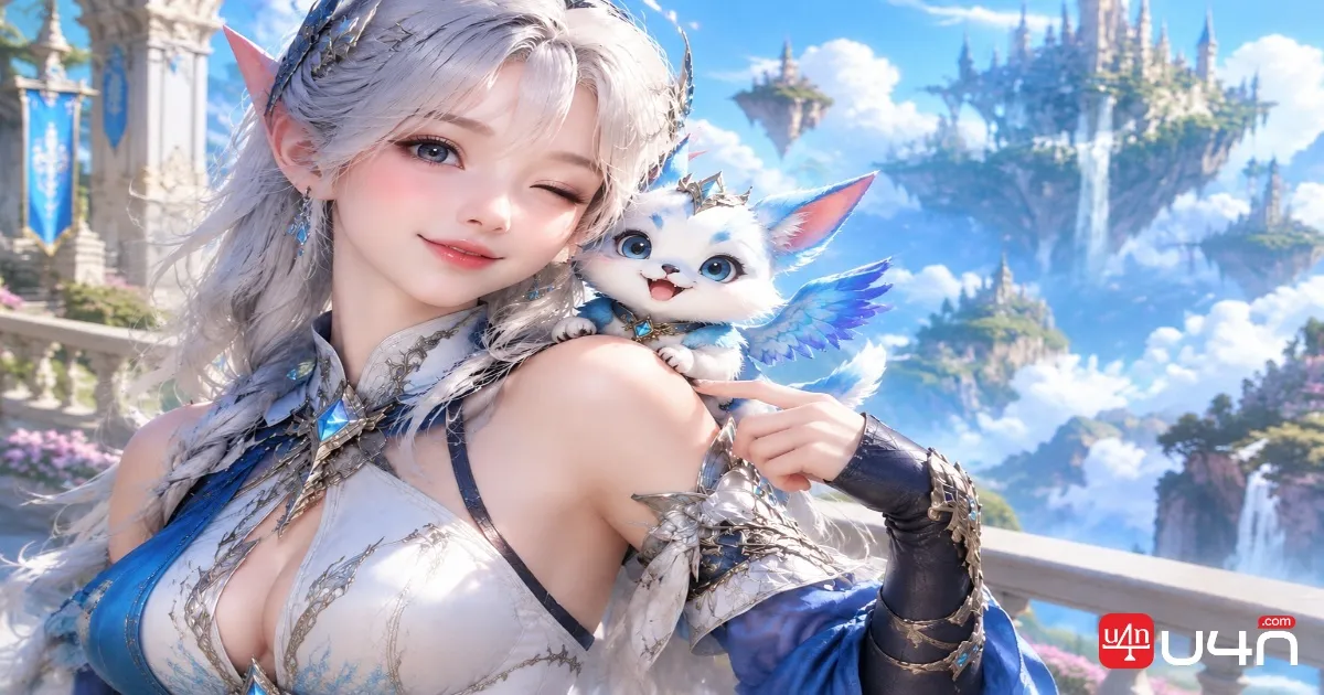 Aion 2 character customization featuring a shoulder accessory and fantasy equipment