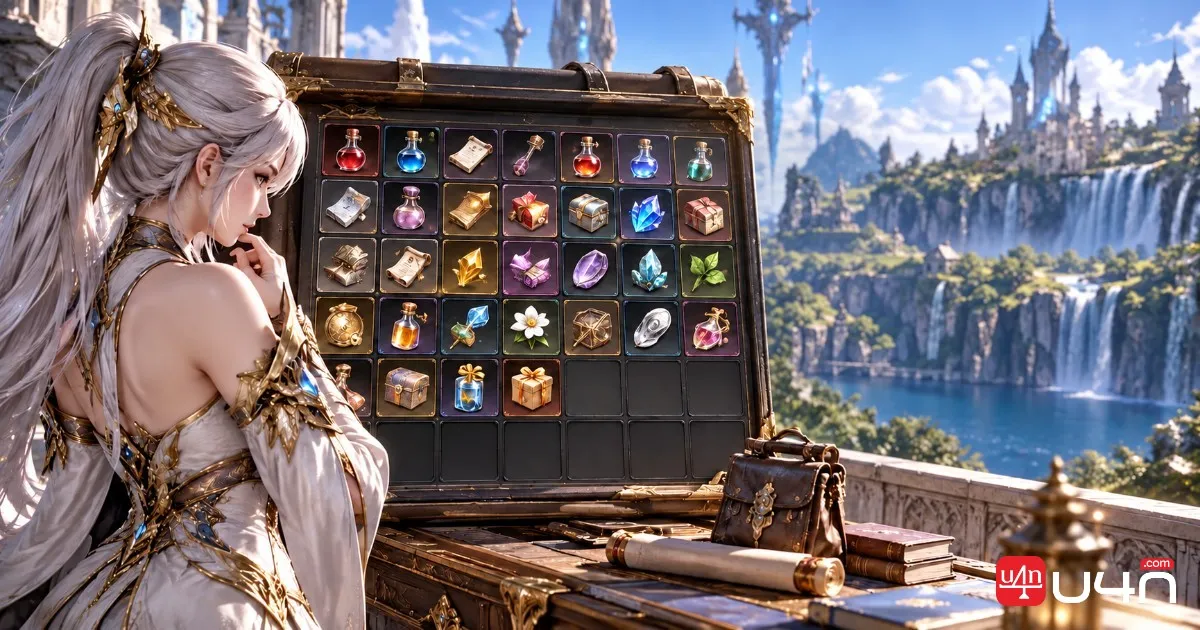 AION 2 character inventory interface for checking available space before redeeming a coupon