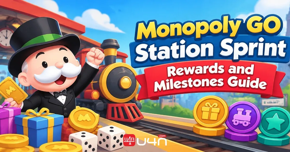 Monopoly GO Station Sprint Rewards and Milestones Guide