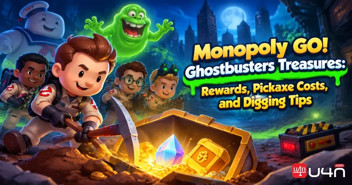 Monopoly GO! Ghostbusters Treasures: Rewards, Pickaxe Costs, and Digging Tips