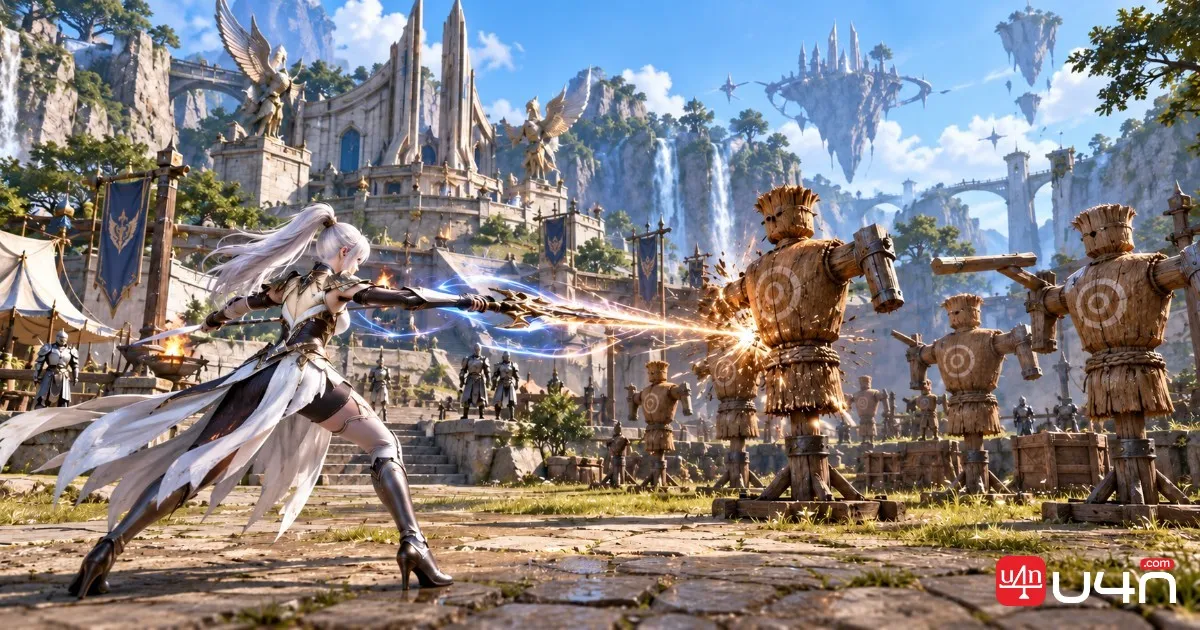 Dawn Legion Base Training Scarecrows in Verteron