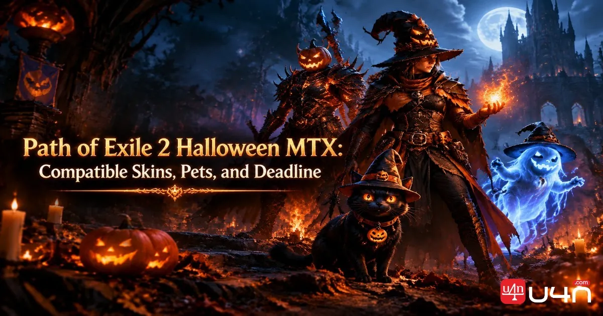 Path of Exile 2 Halloween MTX: Compatible Skins, Pets, and Deadline