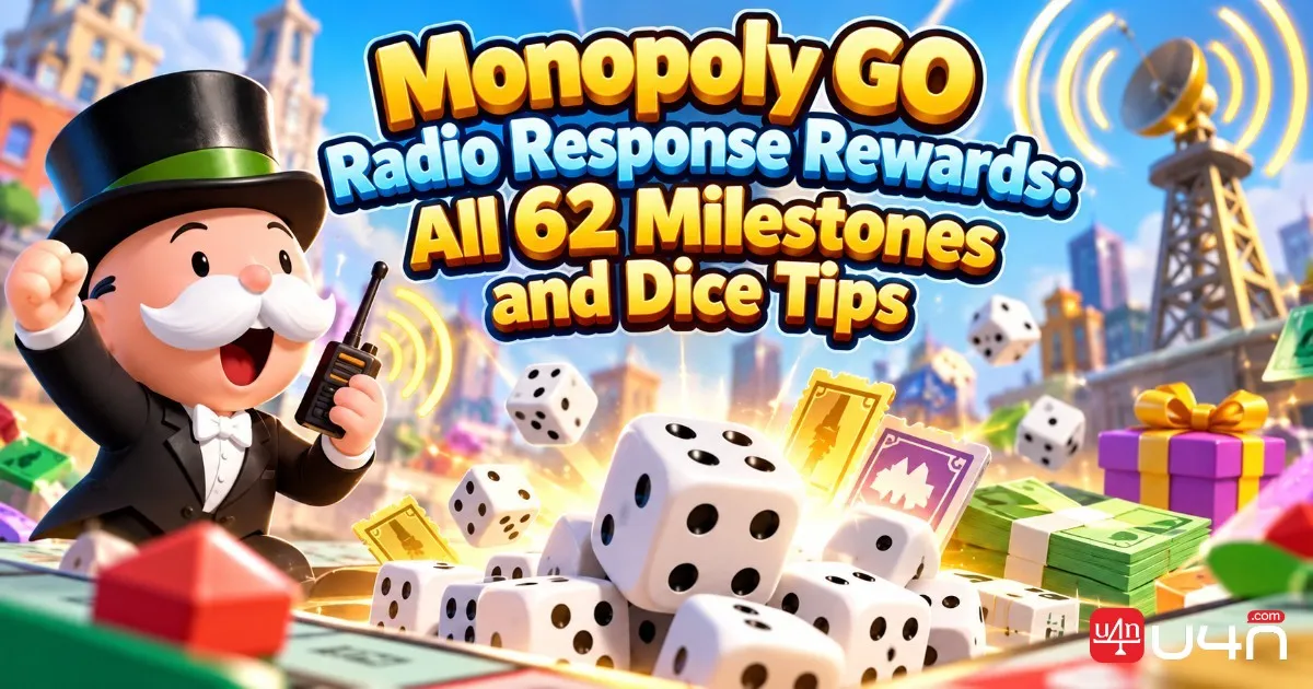 Monopoly GO Radio Response Rewards: All 62 Milestones and Dice Tips