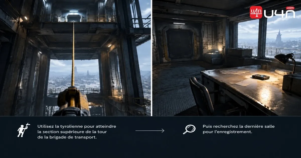 Étage supérieur de la tour de dispatching dans ARC Raiders et emplacement du dernier enregistrement