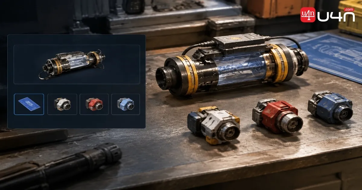 Herstellungsmaterialien für die Imperator-Torleitung in ARC Raiders mit gepanzertem, leitfähigem und isoliertem ARC-Koppler