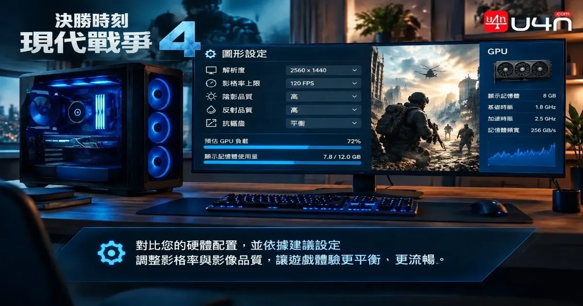 PC 遊戲畫面設定與效能最佳化