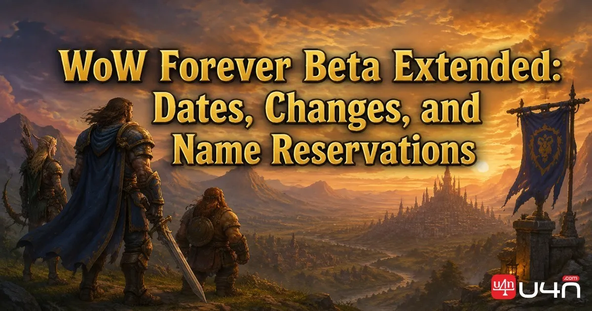 Se amplía la beta de WoW Forever: fechas, cambios y reserva de nombres