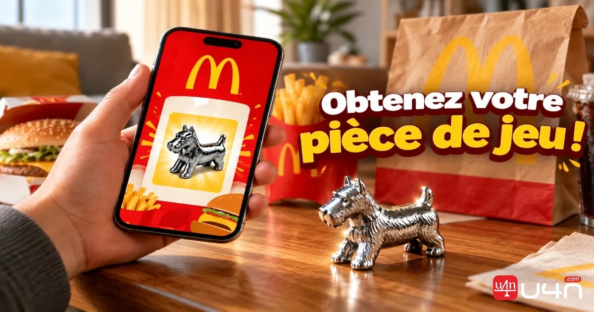 McDonald's app MONOPOLY Game Piece participation