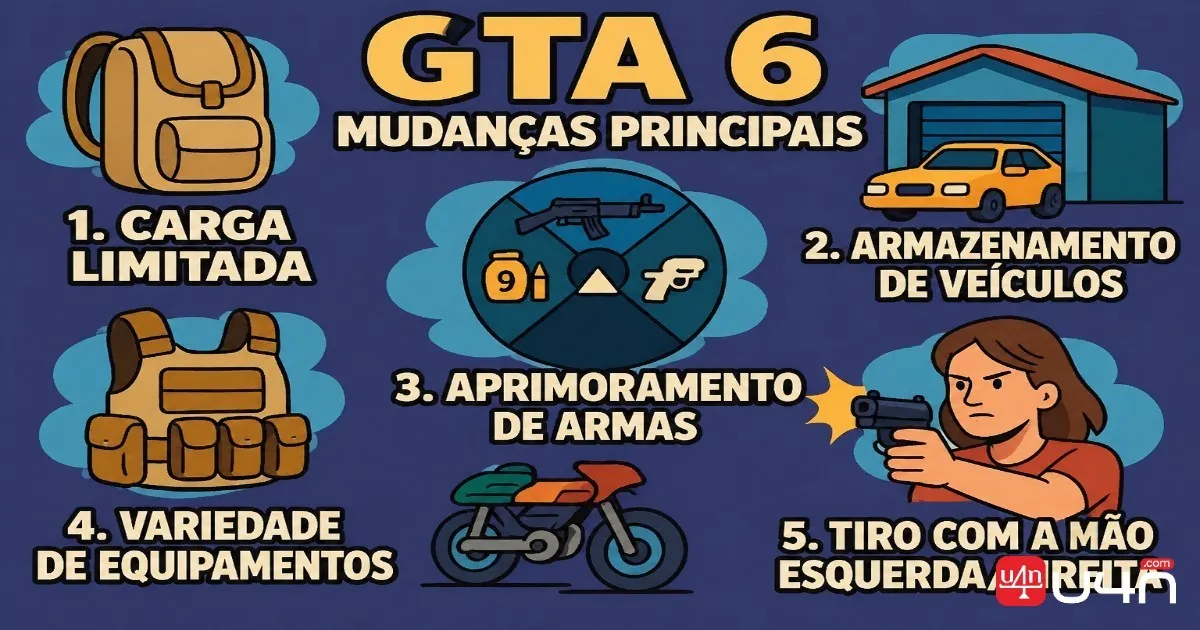 Principais mudanças em GTA 6