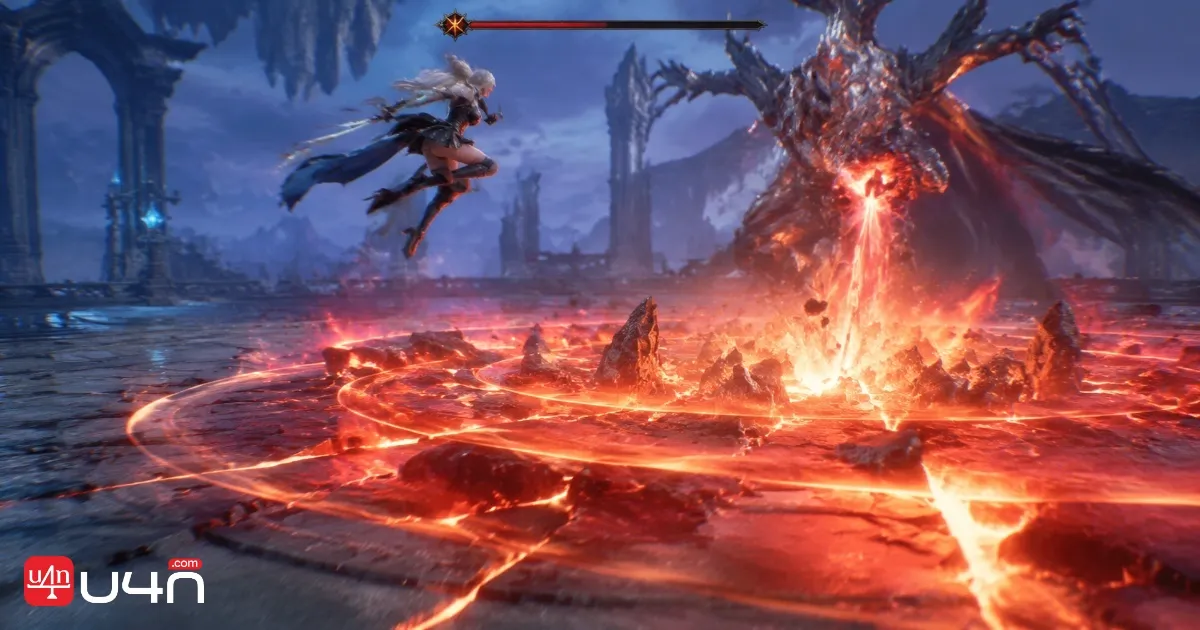 Aion 2 character jumping to avoid Zikel’s Apparition Shatter Ground attack