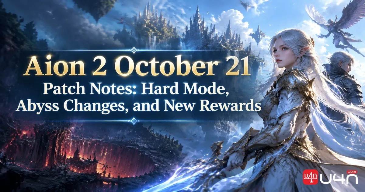 Aion 2 October 21 Patch Notes: Hard Mode, Abyss Changes, and New Rewards