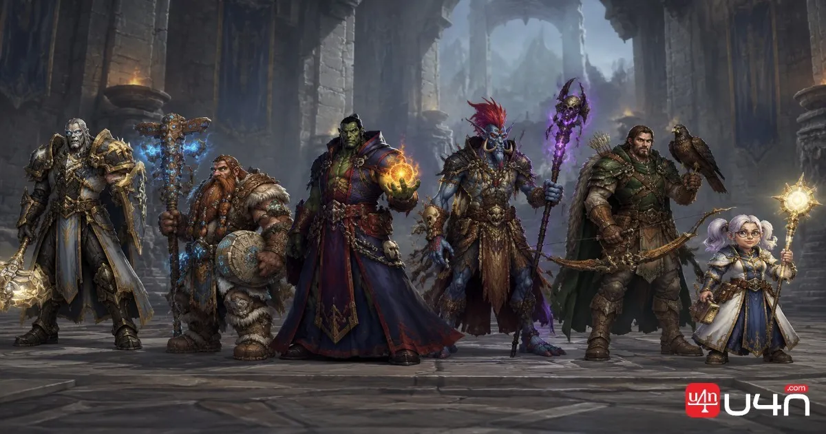 Guide des races et des builds de classe de WoW Forever