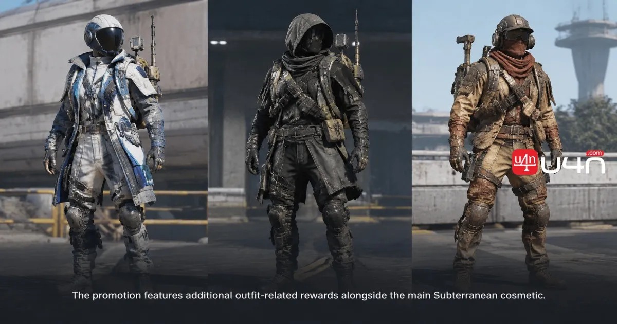 ARC Raiders Astrolite Nascosto and Rawhide outfit reward variants