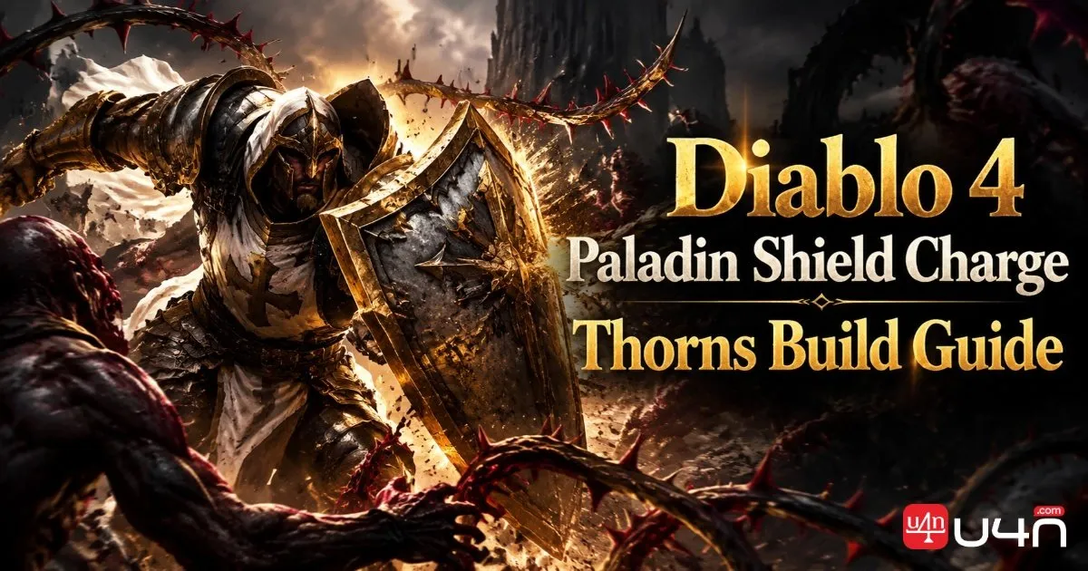 Diablo 4 Paladin Shield Charge Thorns Build Guide