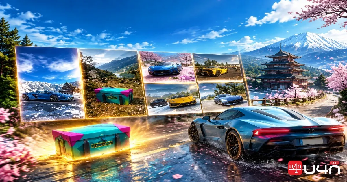 Forza Horizon 6 Takashiro地域の宝箱の場所ガイド