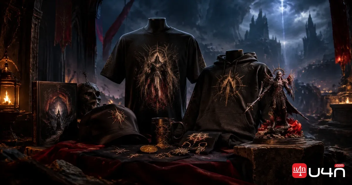 Path of Exile ExileCon 2026 merchandise collection featuring apparel and collectibles
