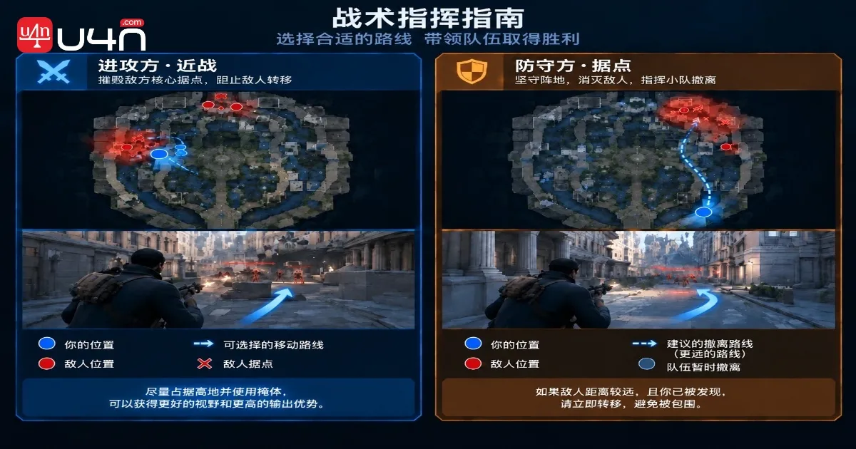 Deadlock rotation comparison showing nearby support and a late arrival to a retreating fight