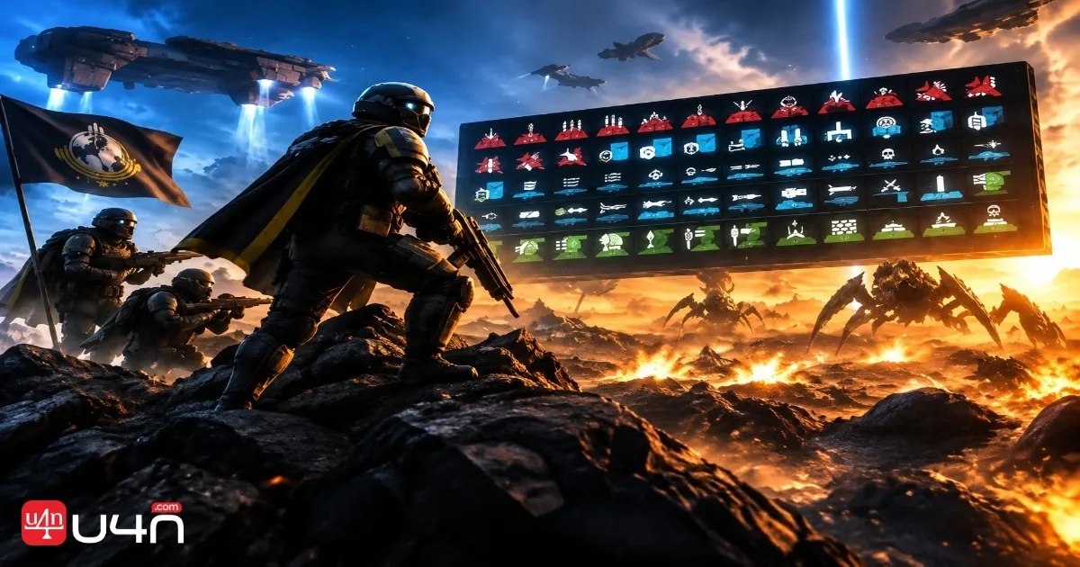 Nouvelle liste des niveaux de stratagèmes de Helldivers 2 en 2026