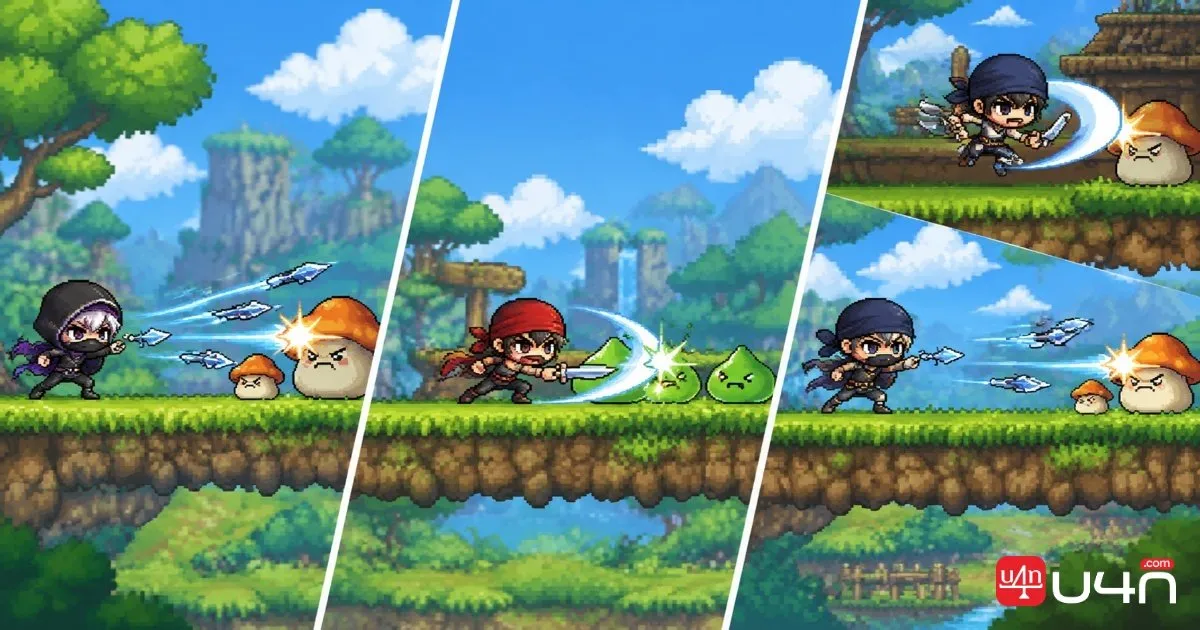 MapleStory Classic World Assassin, Bandit, and Hybrid Thief builds