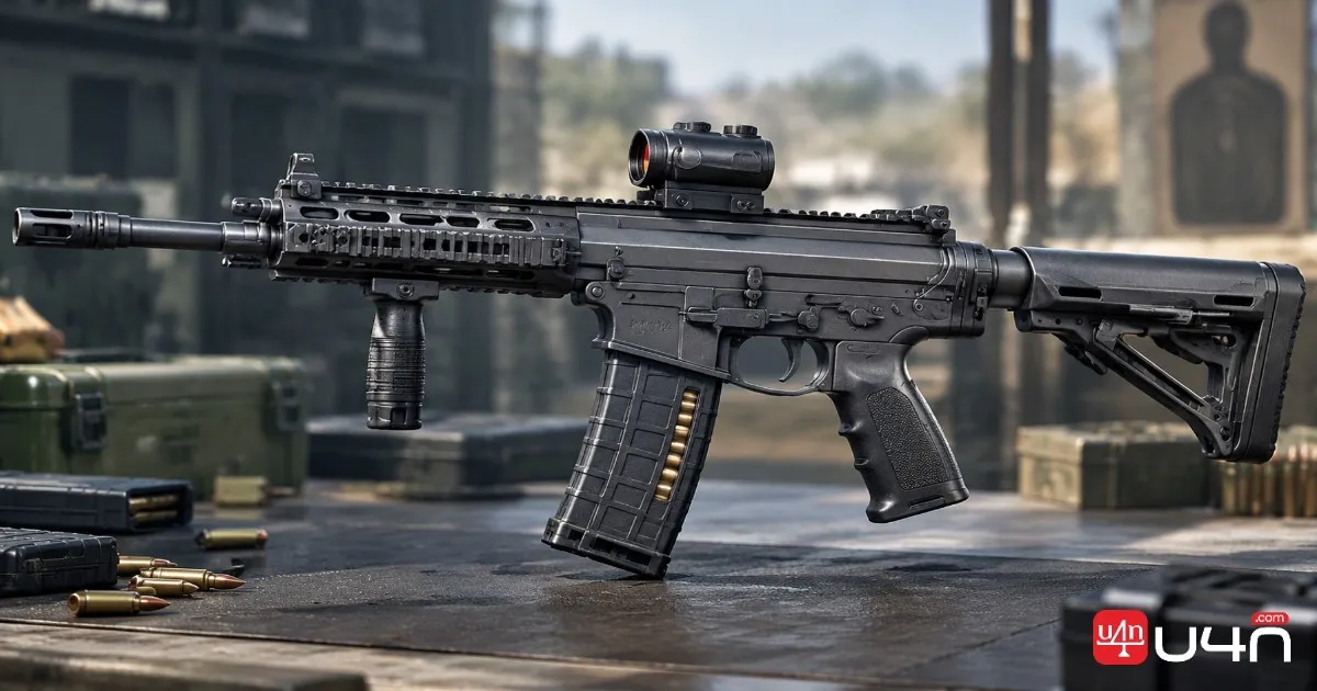 Best HAN 86 loadout in Modern Warfare 4 featuring a mobility-focused assault rifle setup
