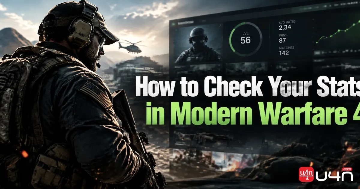 How to Check Your Stats in Modern Warfare 4