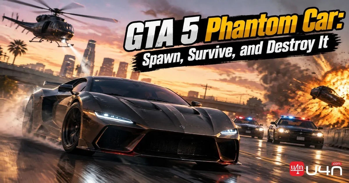 GTA 5 Phantom Car: How to Spawn and Survive