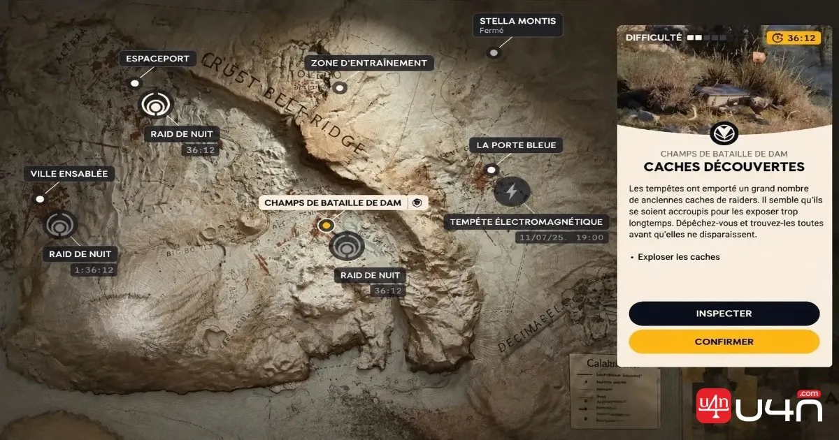 Caches de raiders pendant l'événement Uncovered Caches dans ARC Raiders