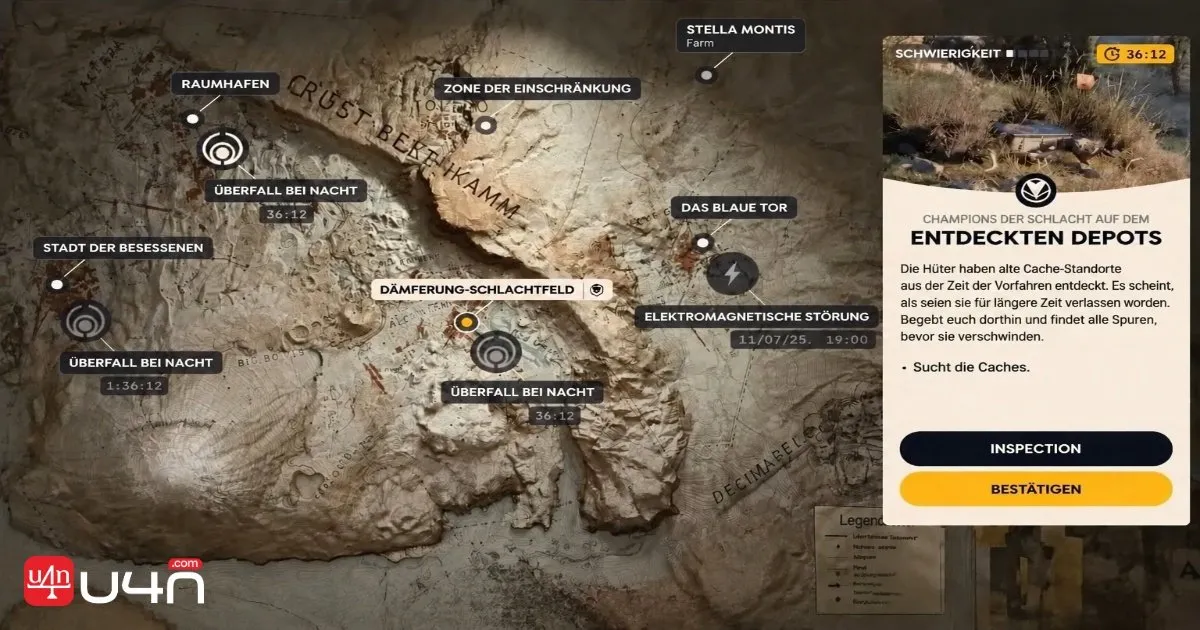 Raider-Caches beim Uncovered-Caches-Event in ARC Raiders