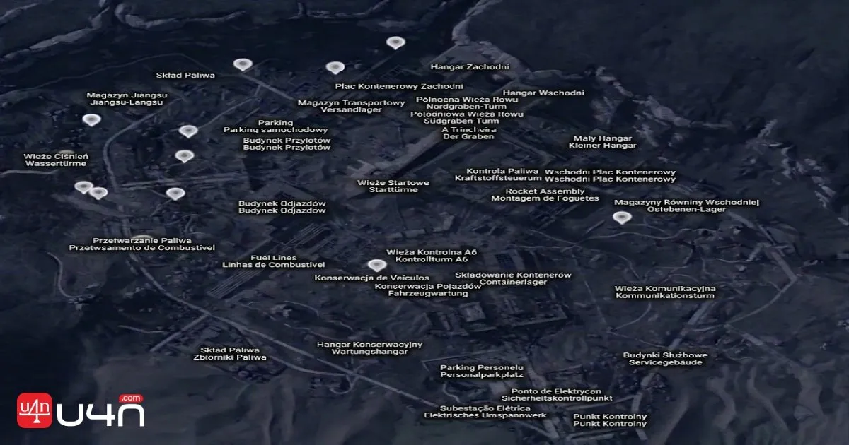 Mapa lokalizacji Raider Cache na Acerra Spaceport