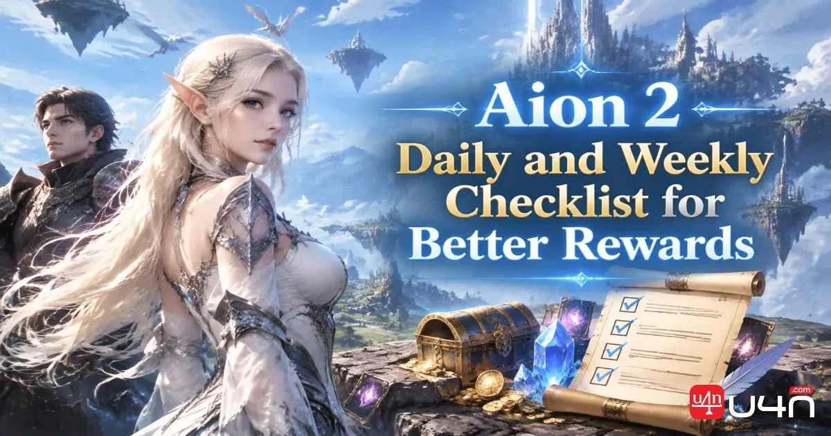 AION 2: Codzienna i cotygodniowa lista zadań, by zdobywać więcej nagród