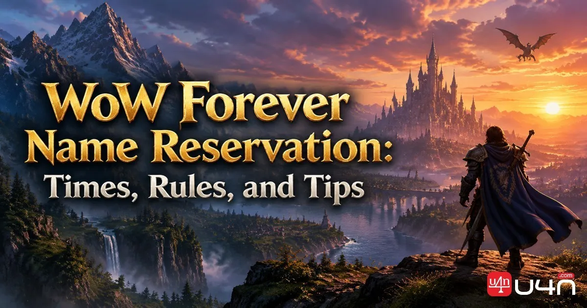 WoW Forever 名稱預約：時間、規則與技巧