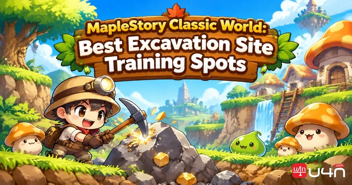 MapleStory Classic World: Best Excavation Site Training Spots