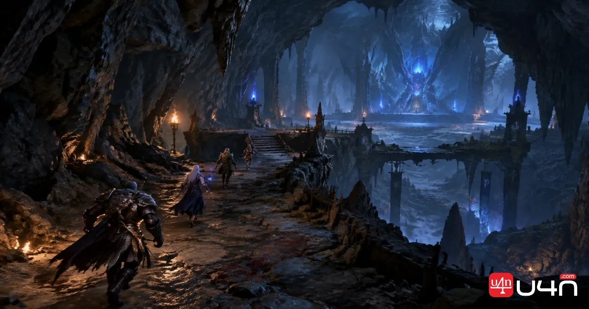 Aion 2 Krao Cave Hard dungeon route and environment