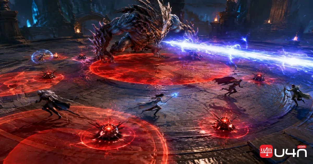 Aion 2 Krao Cave Hard dungeon route and environment