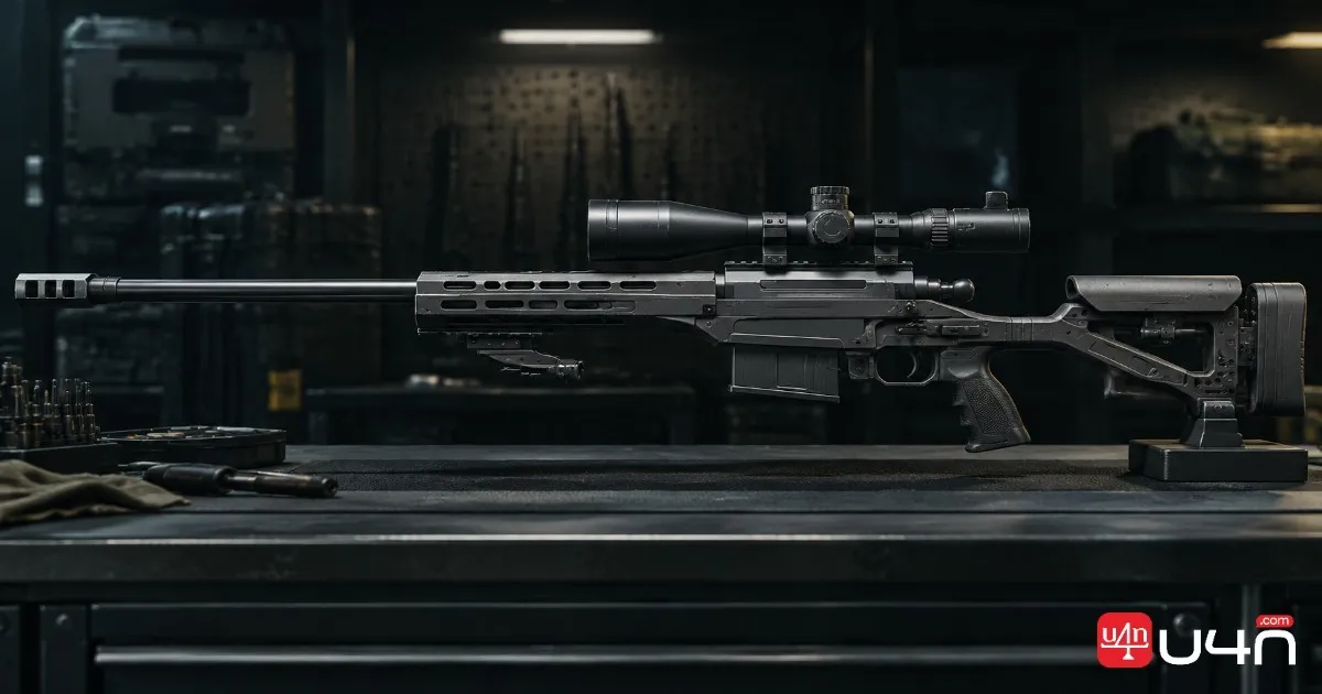 Signal 50 sniper rifle featured in a Modern Warfare 4 loadout guide