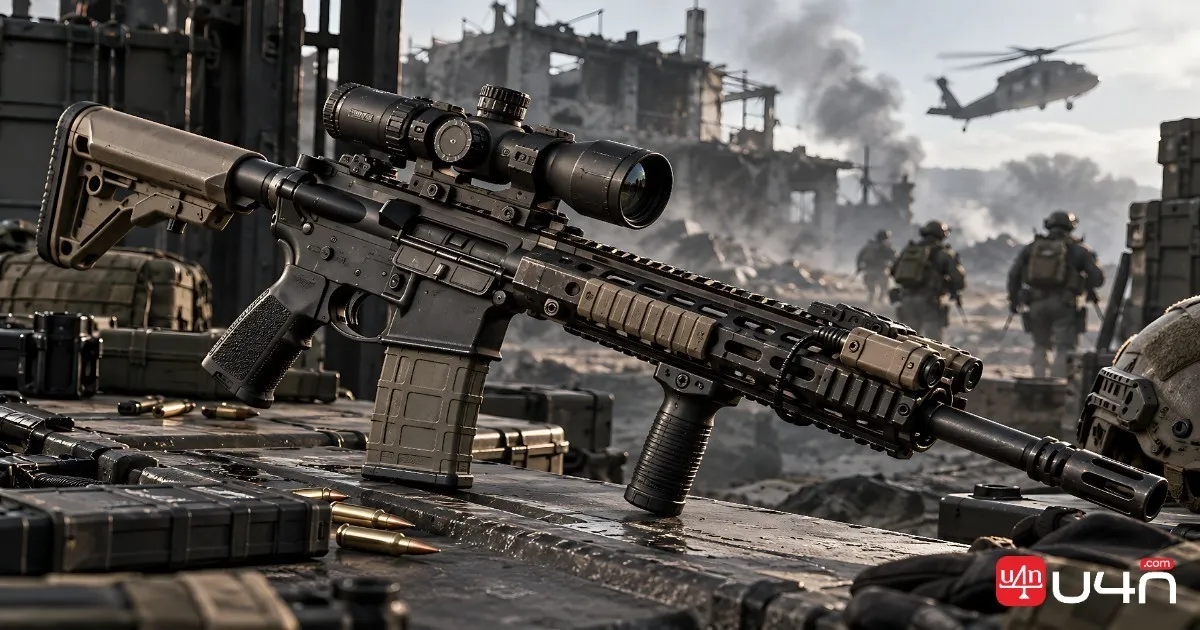 MW4 Ground War battlefield with open sightlines and distant enemy routes