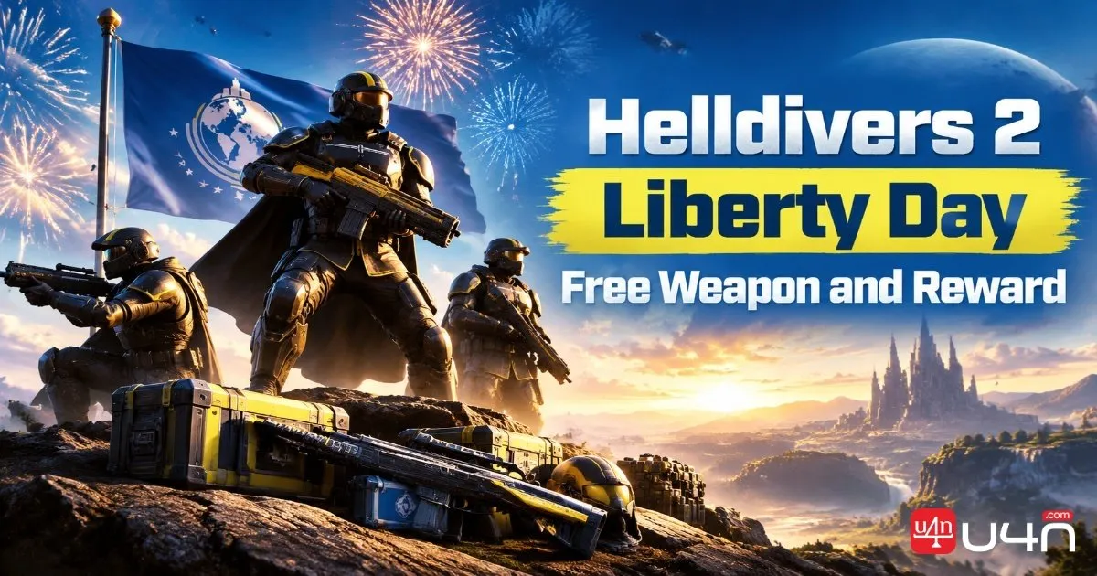Helldivers 2 Liberty Day Free Weapon and Reward