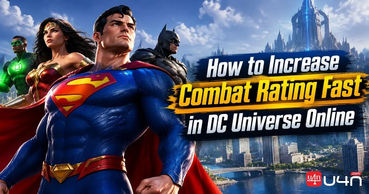 How to Increase Combat Rating Fast in DC Universe Online